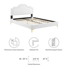 Load image into Gallery viewer, Aviana Performance Velvet King Bed by Modway
