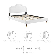 Load image into Gallery viewer, Aviana Performance Velvet King Bed by Modway