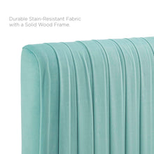 Load image into Gallery viewer, Peyton King Platform Bed in Mint