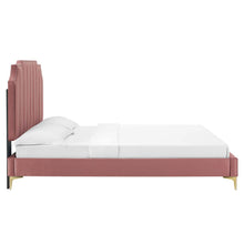 Load image into Gallery viewer, Colette Performance Velvet King Platform Bed by Modway