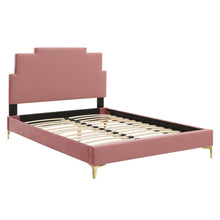 Load image into Gallery viewer, Lindsey Performance Velvet Twin Platform Bed by Modway