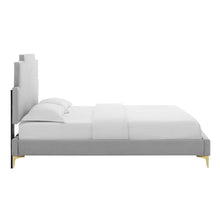 Load image into Gallery viewer, Lindsey Performance Velvet Twin Platform Bed by Modway