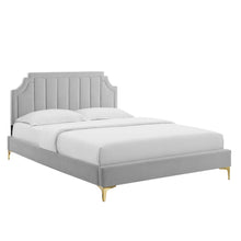 Load image into Gallery viewer, Sienna Performance Velvet Full Platform Bed by Modway