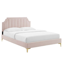 Load image into Gallery viewer, Sienna Performance Velvet Full Platform Bed by Modway