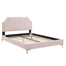 Load image into Gallery viewer, Sienna Performance Velvet Full Platform Bed by Modway