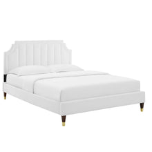 Load image into Gallery viewer, Sienna Performance Velvet King Platform Bed by Modway