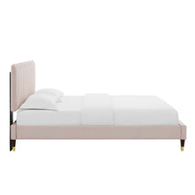 Load image into Gallery viewer, Phillipa Performance Velvet King Platform Bed by Modway