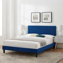 Load image into Gallery viewer, Phillipa Performance Velvet King Platform Bed by Modway