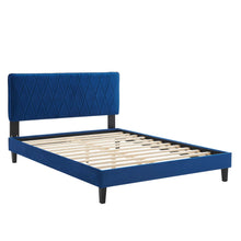 Load image into Gallery viewer, Phillipa Performance Velvet King Platform Bed by Modway