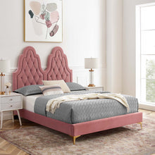 Load image into Gallery viewer, Alexandria Tufted Performance Velvet Twin Platform Bed by Modway