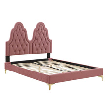 Load image into Gallery viewer, Alexandria Tufted Performance Velvet Twin Platform Bed by Modway