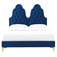 Load image into Gallery viewer, Alexandria Tufted Performance Velvet Twin Platform Bed by Modway