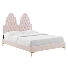 Load image into Gallery viewer, Alexandria Tufted Performance Velvet Twin Platform Bed by Modway