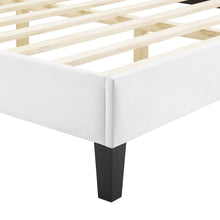 Load image into Gallery viewer, Alexandria Tufted Twin Platform Bed in White