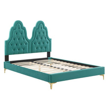 Load image into Gallery viewer, Alexandria Tufted Performance Velvet King Platform Bed by Modway