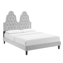 Load image into Gallery viewer, Alexandria Tufted Performance Velvet King Platform Bed by Modway