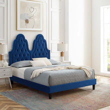 Load image into Gallery viewer, Alexandria Tufted Performance Velvet King Platform Bed by Modway