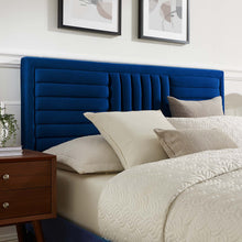 Load image into Gallery viewer, Sofia Channel Tufted Performance Velvet Queen Platform Bed by Modway
