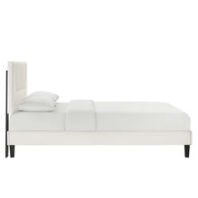 Load image into Gallery viewer, Yasmine Channel Tufted Performance Velvet Queen Platform Bed by Modway