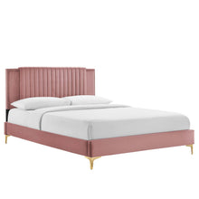 Load image into Gallery viewer, Zahra Channel Tufted Performance Velvet Twin Platform Bed by Modway