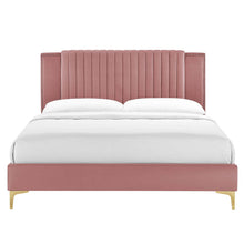 Load image into Gallery viewer, Zahra Channel Tufted Performance Velvet Twin Platform Bed by Modway