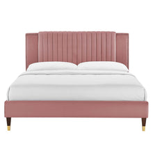 Load image into Gallery viewer, Zahra Channel Tufted Performance Velvet Twin Platform Bed by Modway
