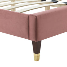 Load image into Gallery viewer, Zahra Channel Tufted Performance Velvet Twin Platform Bed by Modway