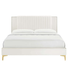 Load image into Gallery viewer, Zahra Channel Tufted Performance Velvet Full Platform Bed by Modway