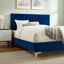 Load image into Gallery viewer, Sofia Channel Tufted Performance Velvet Full Platform Bed by Modway