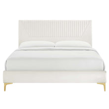 Load image into Gallery viewer, Yasmine Channel Tufted Performance Velvet Full Platform Bed by Modway