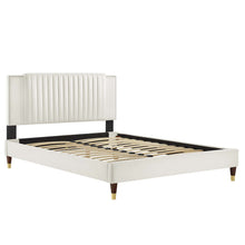 Load image into Gallery viewer, Zahra Channel Tufted Performance Velvet Full Platform Bed by Modway