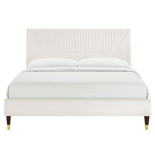 Load image into Gallery viewer, Yasmine Channel Tufted Performance Velvet Full Platform Bed by Modway