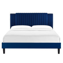 Load image into Gallery viewer, Zahra Channel Tufted Performance Velvet Full Platform Bed by Modway