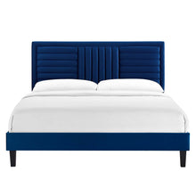 Load image into Gallery viewer, Sofia Channel Tufted Performance Velvet Full Platform Bed by Modway