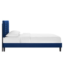 Load image into Gallery viewer, Sofia Channel Tufted Performance Velvet Full Platform Bed by Modway