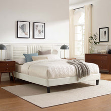 Load image into Gallery viewer, Sofia Channel Tufted Performance Velvet Full Platform Bed by Modway