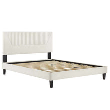 Load image into Gallery viewer, Yasmine Channel Tufted Performance Velvet Full Platform Bed by Modway