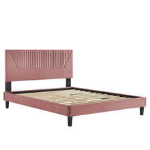 Load image into Gallery viewer, Yasmine Channel Tufted Performance Velvet King Platform Bed by Modway