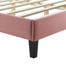 Load image into Gallery viewer, Yasmine Channel Tufted Performance Velvet King Platform Bed by Modway