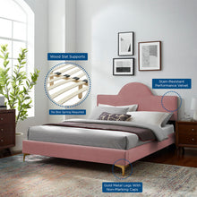 Load image into Gallery viewer, Sunny Performance Velvet King Bed by Modway