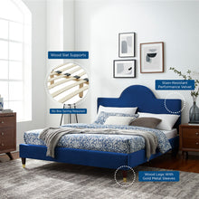 Load image into Gallery viewer, Aurora Performance Velvet Full Bed by Modway