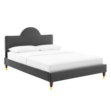 Load image into Gallery viewer, Aurora Performance Velvet King Bed by Modway