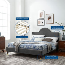 Load image into Gallery viewer, Aurora Performance Velvet King Bed by Modway