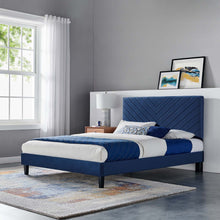 Load image into Gallery viewer, Roxanne Performance Velvet Full Platform Bed by Modway