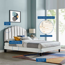 Load image into Gallery viewer, Daisy Performance Velvet Full Platform Bed by Modway