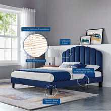 Load image into Gallery viewer, Daisy Performance Velvet Full Platform Bed by Modway