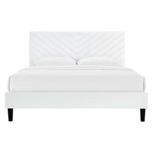 Load image into Gallery viewer, Roxanne Performance Velvet King Platform Bed by Modway