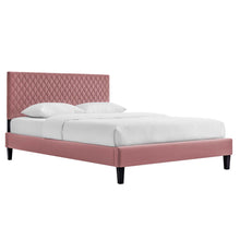 Load image into Gallery viewer, Garcelle Performance Velvet King Platform Bed by Modway