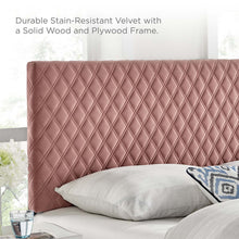 Load image into Gallery viewer, Garcelle Performance Velvet King Platform Bed by Modway