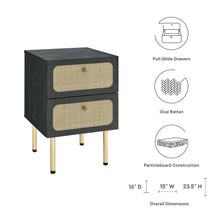 Load image into Gallery viewer, Chaucer 2-Drawer Nightstand by Modway